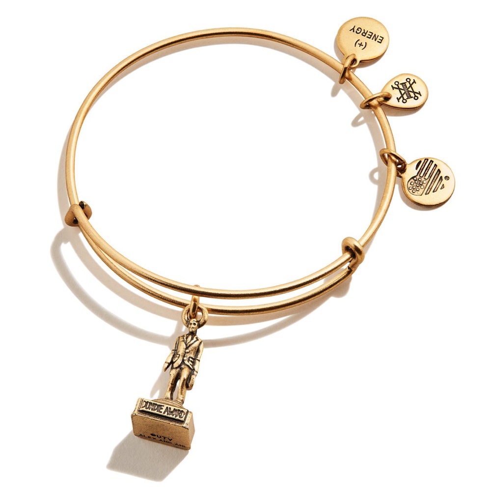 Alex and Ani Gold Charm Bangle Bracelet